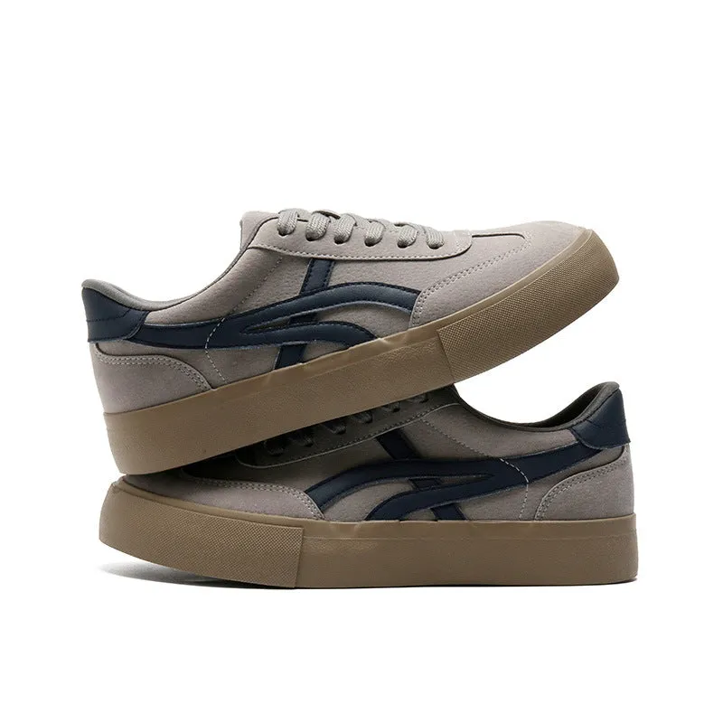 Scarpe da skate casual piatte traspiranti in tela moda uomo