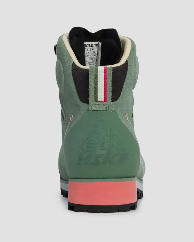 Scarpe verdi alte da trekking da donna Dolomite 54 Hike EVO GTX