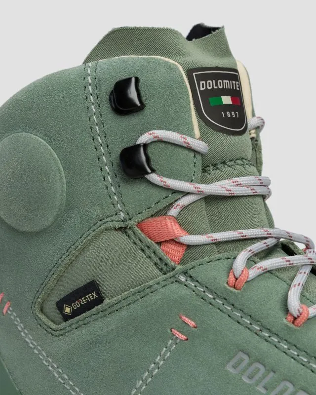 Scarpe verdi alte da trekking da donna Dolomite 54 Hike EVO GTX