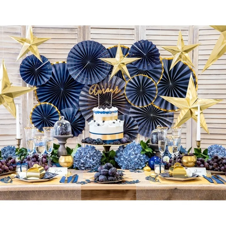 Segnaposto con cornice dorata - 10 pezzi