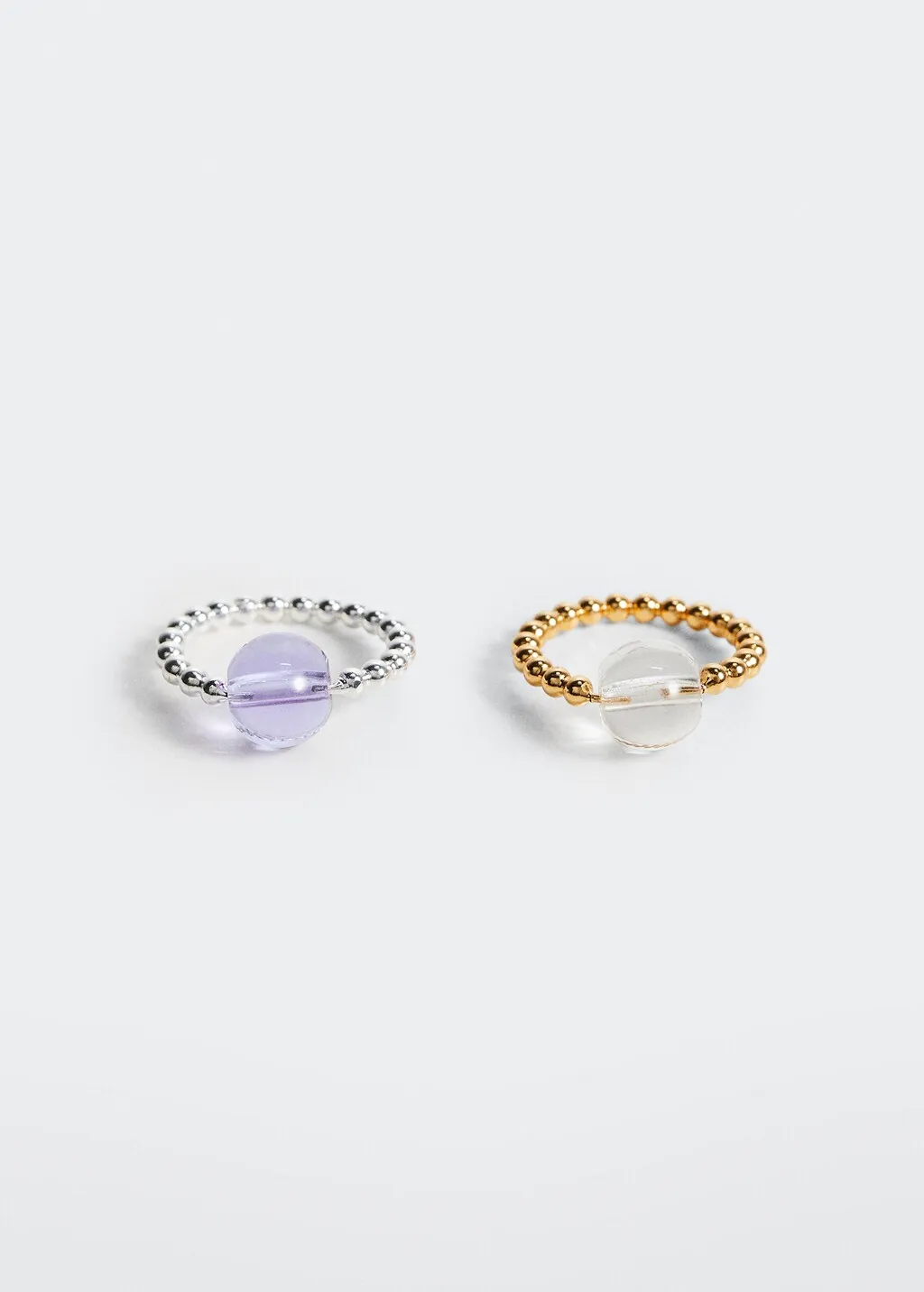 Set anelli cristallo