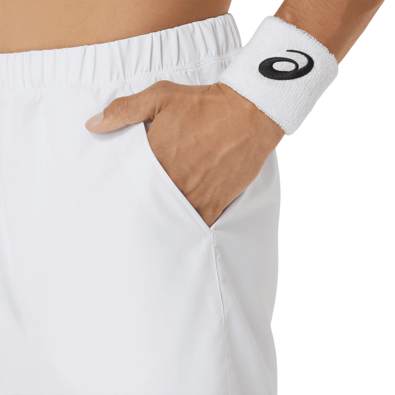 SHORT DA TENNIS DA UOMO ASICS COURT 7IN SHORT BRILLIANT WHITE 2041A260 100