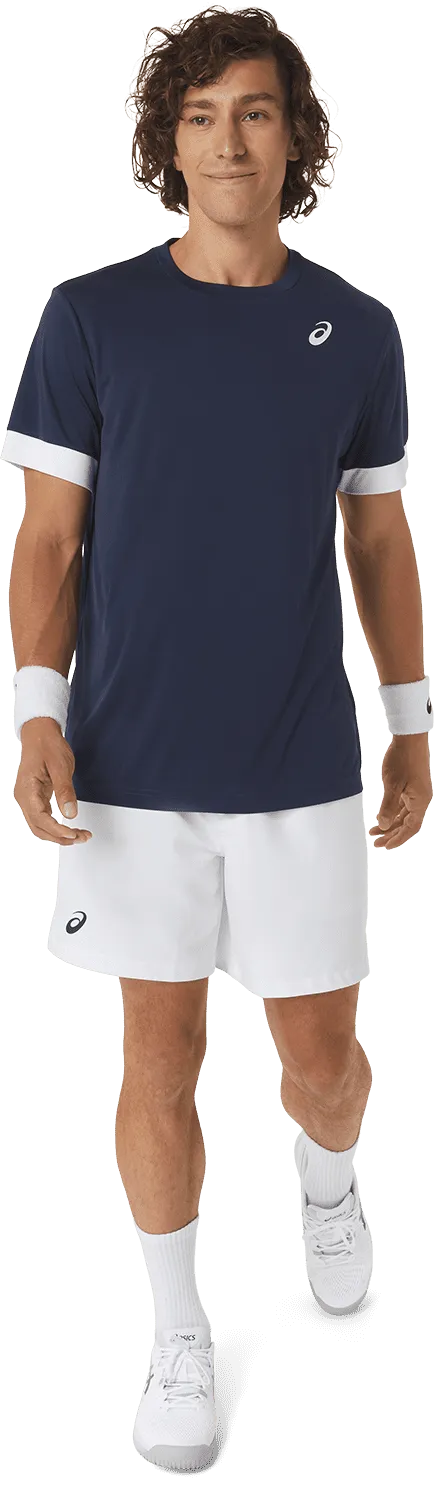 SHORT DA TENNIS DA UOMO ASICS COURT 7IN SHORT BRILLIANT WHITE 2041A260 100