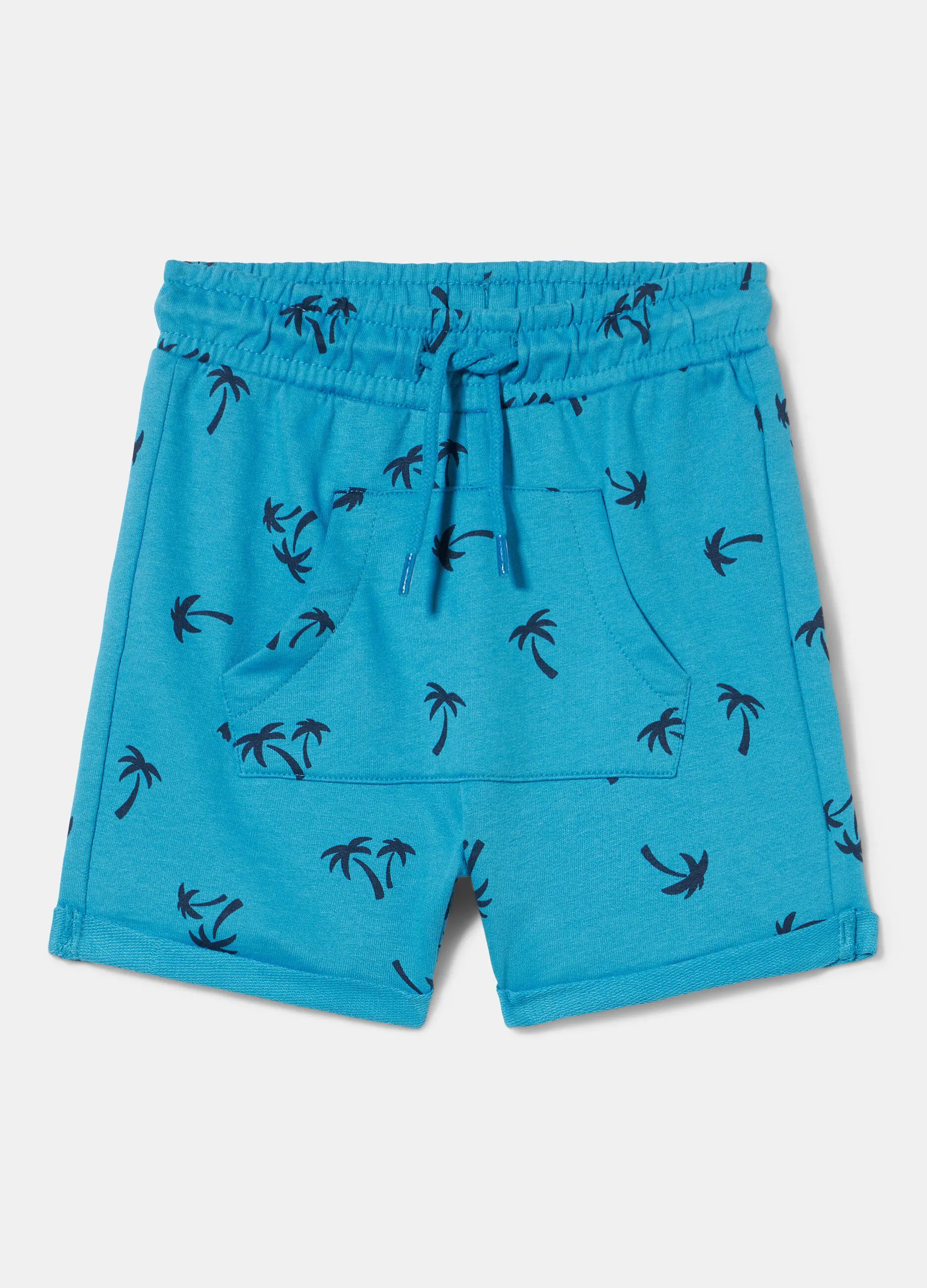 Shorts in felpa di cotone neonato