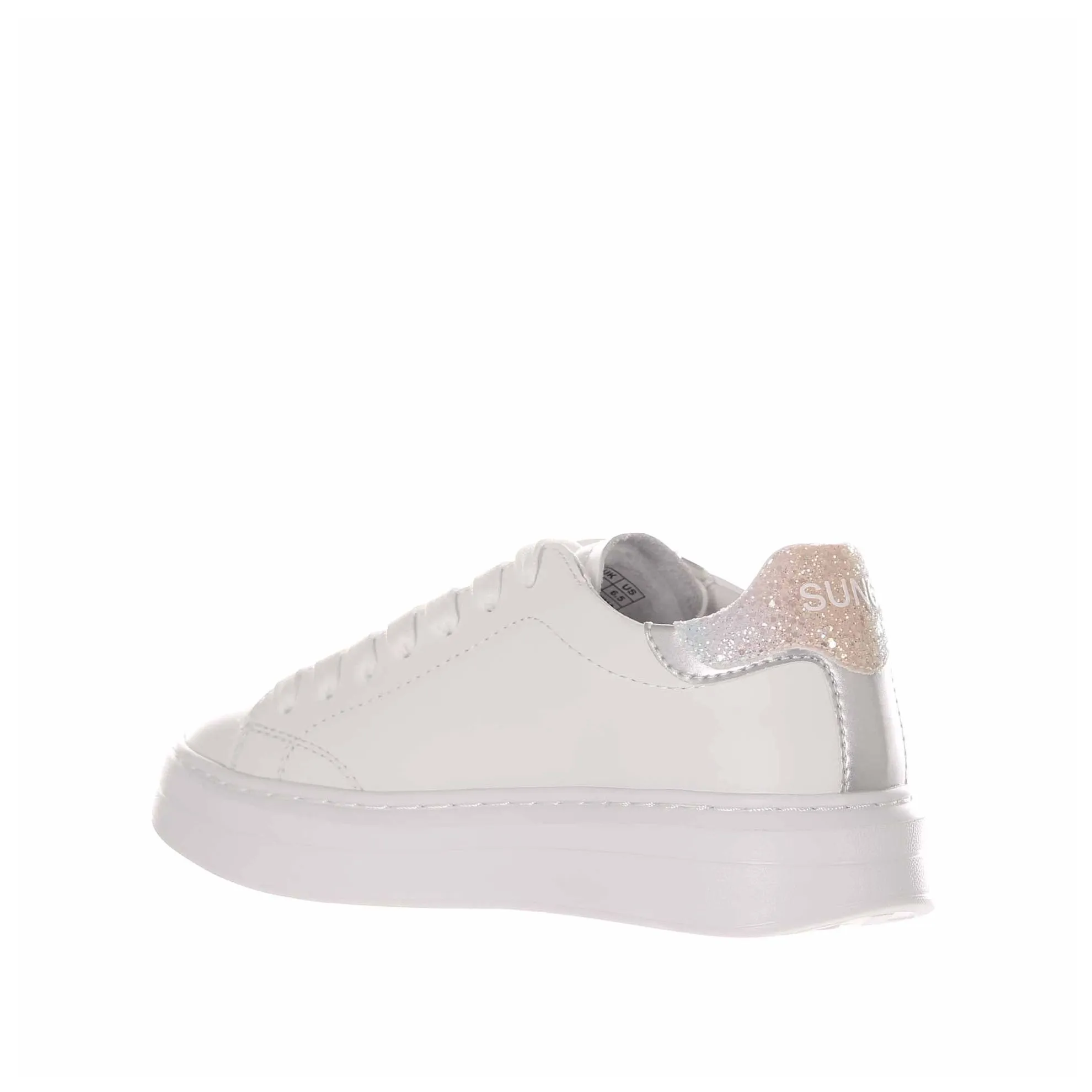 Sneaker grace leather in pelle