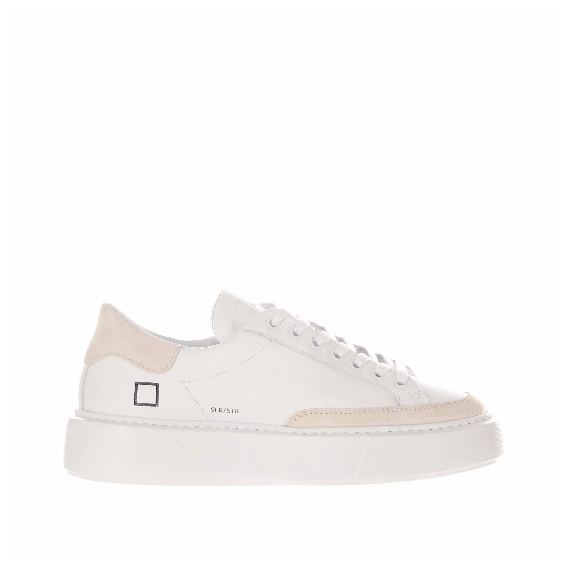 Sneaker sfera stripe in pelle