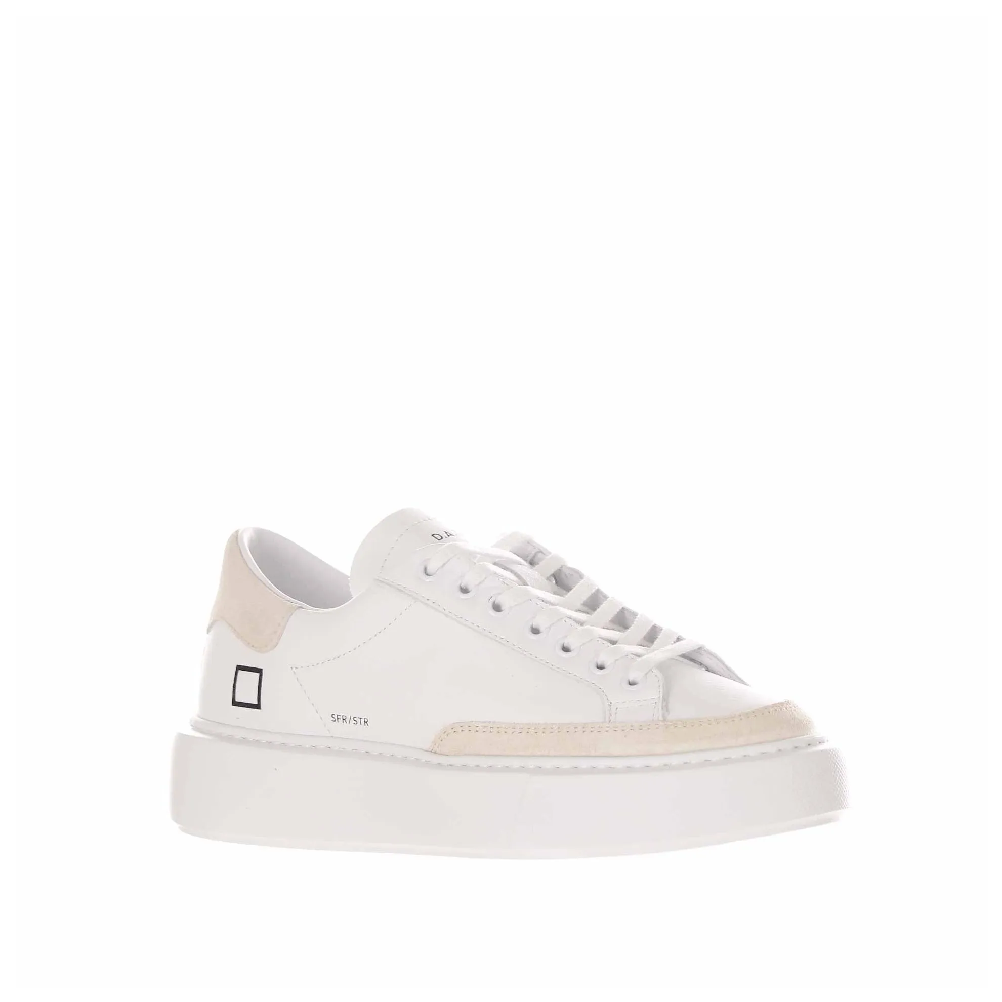 Sneaker sfera stripe in pelle