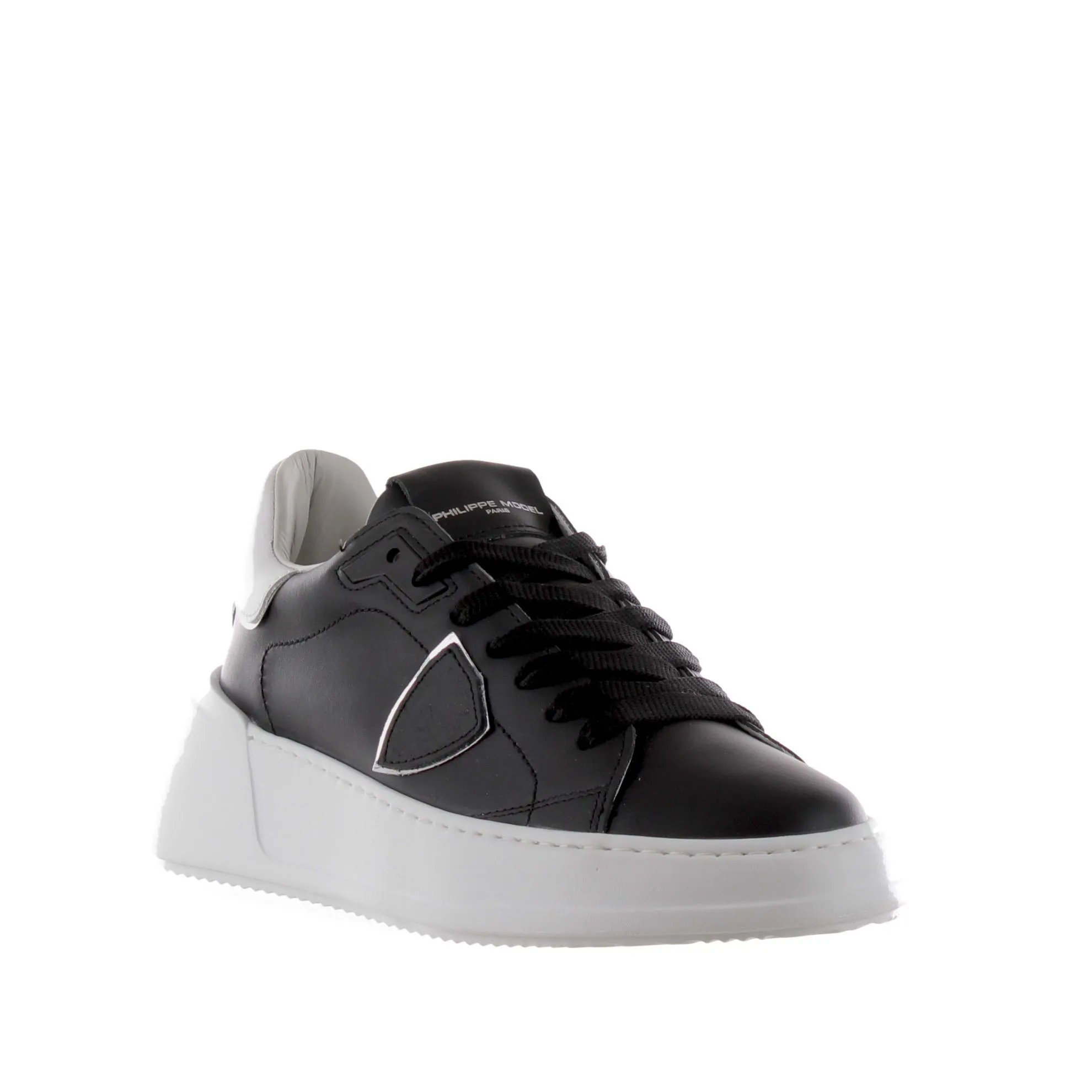 Sneaker tres temple in pelle