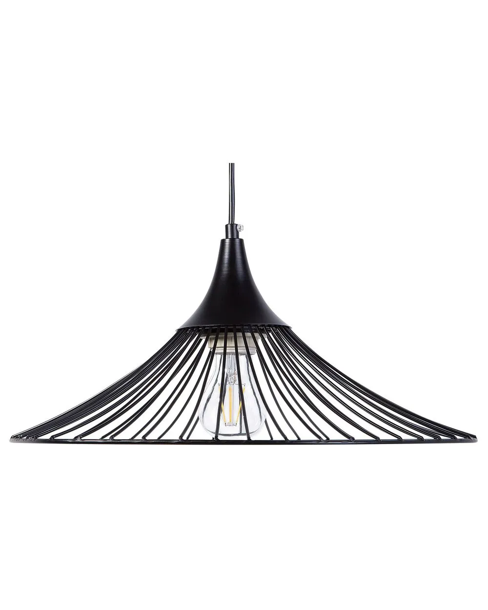 Specchio LUNEL 60 cm 90 cm Nero