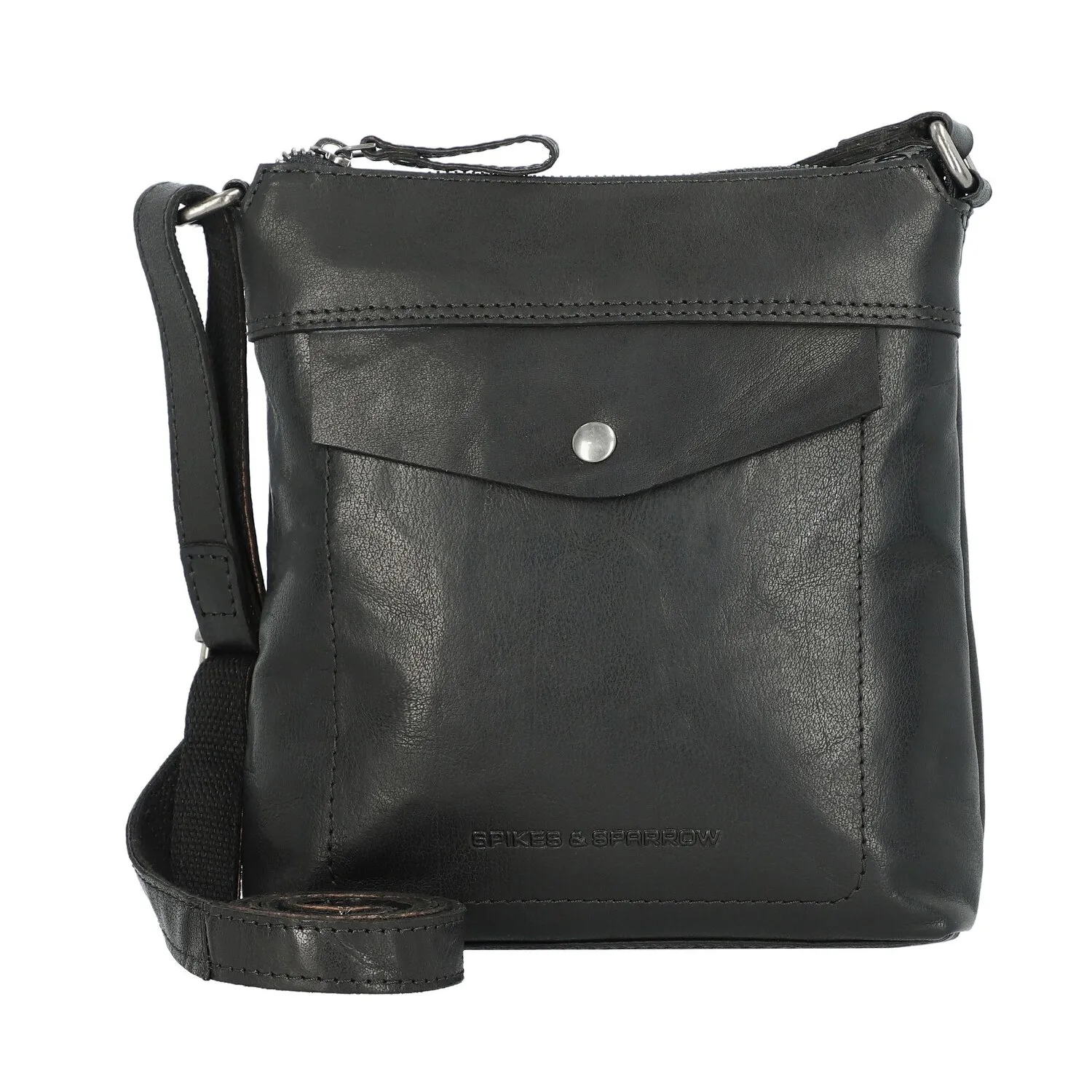 Spikes & Sparrow Borsa a tracolla Bronco in pelle 20,5 cm