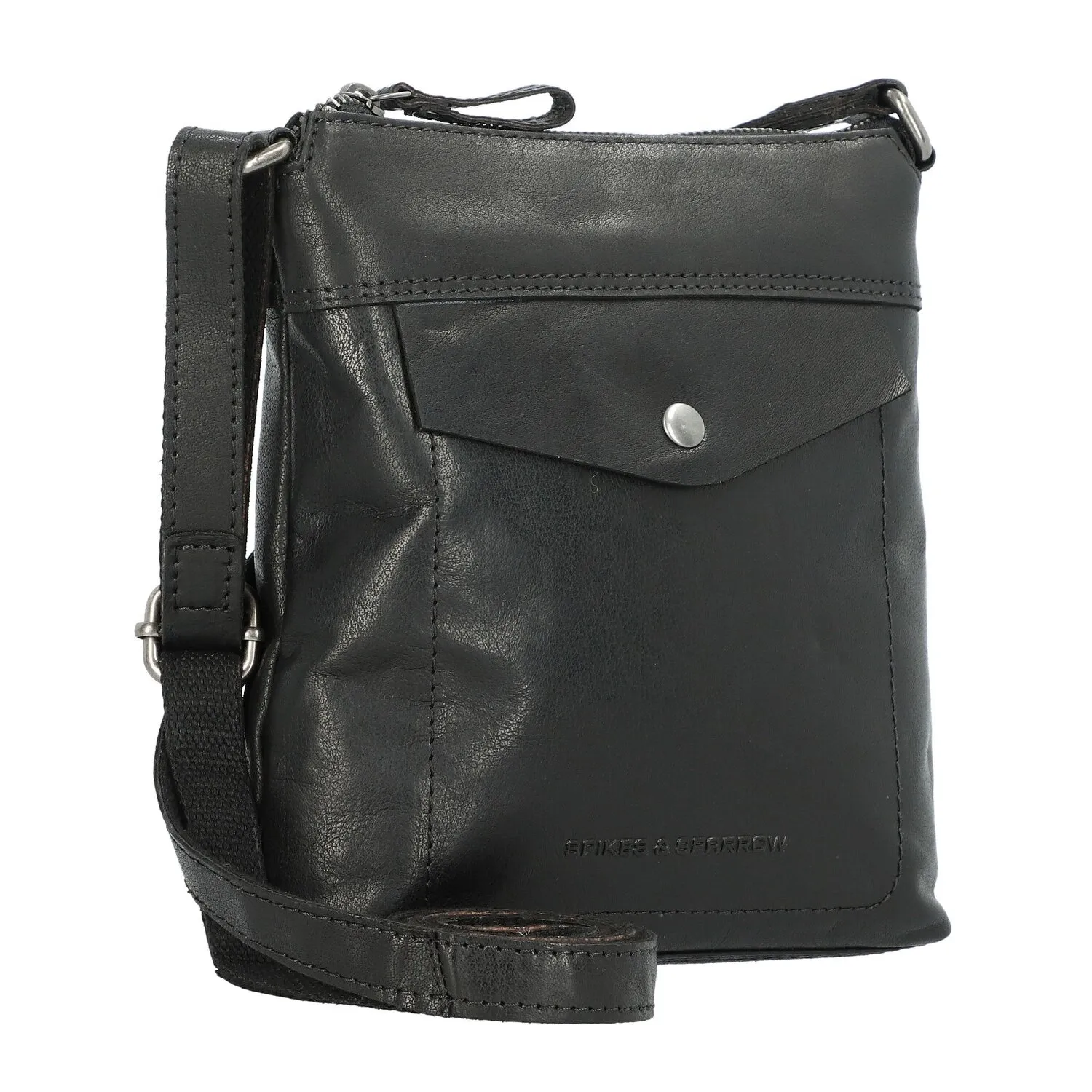 Spikes & Sparrow Borsa a tracolla Bronco in pelle 20,5 cm
