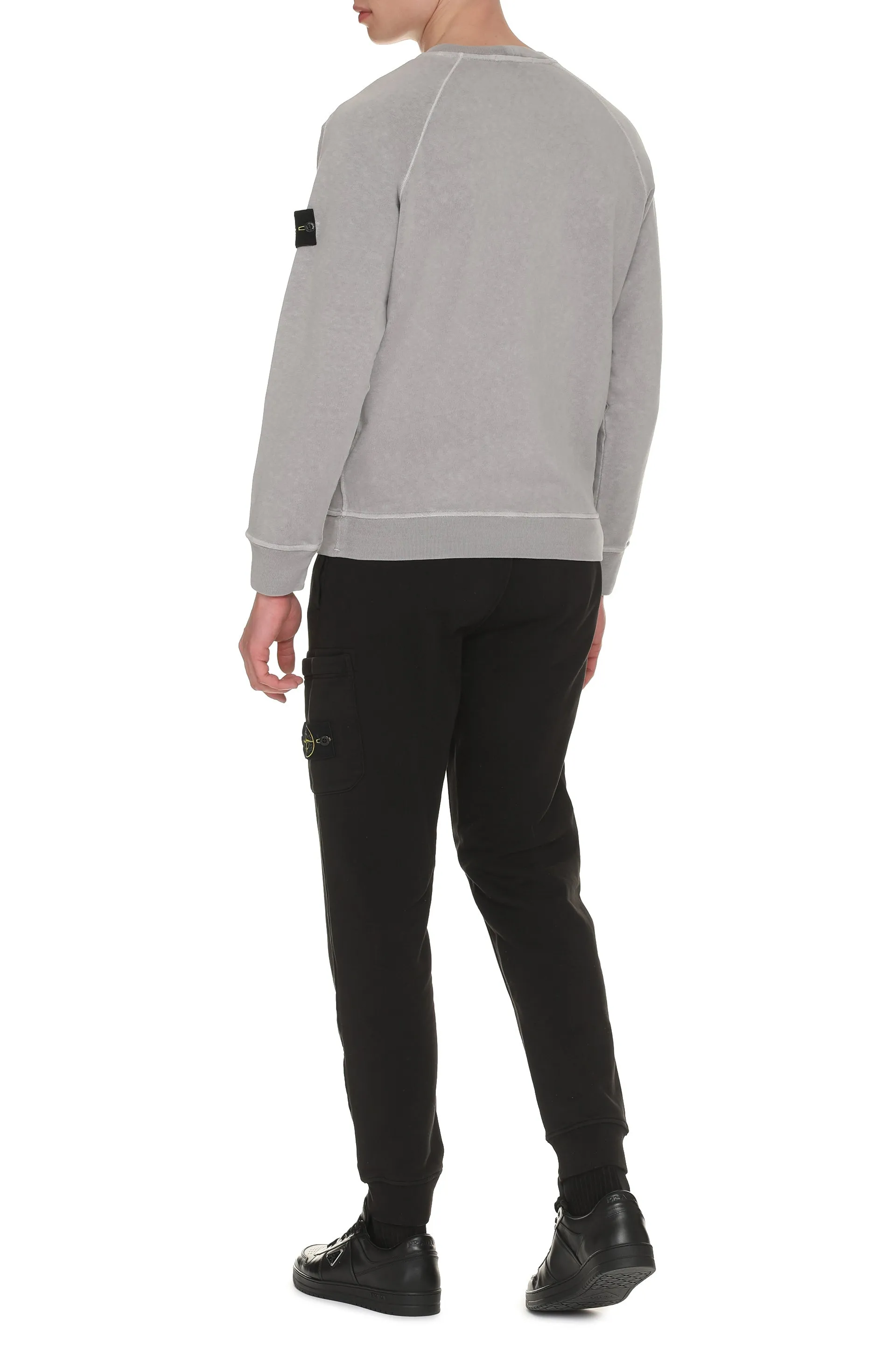 Stone Island Felpa girocollo in cotone