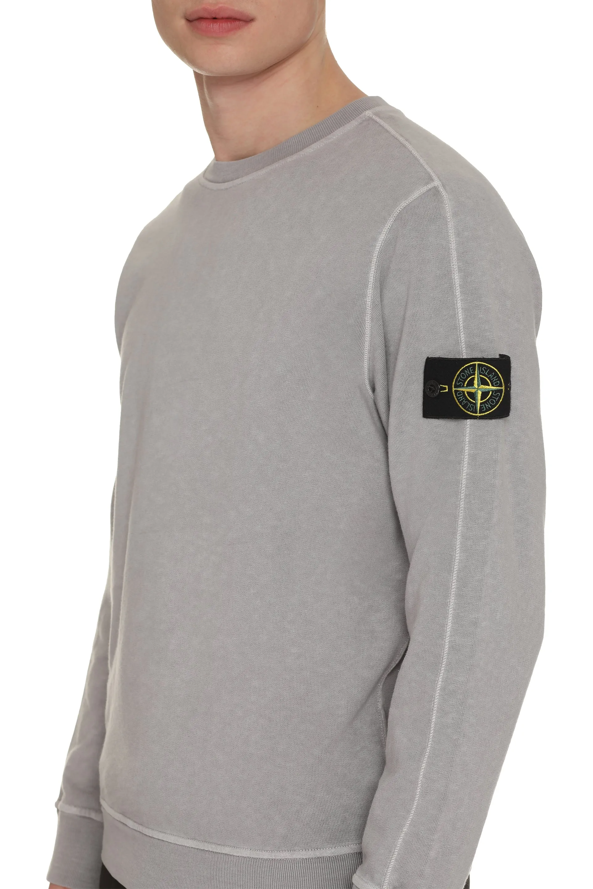 Stone Island Felpa girocollo in cotone
