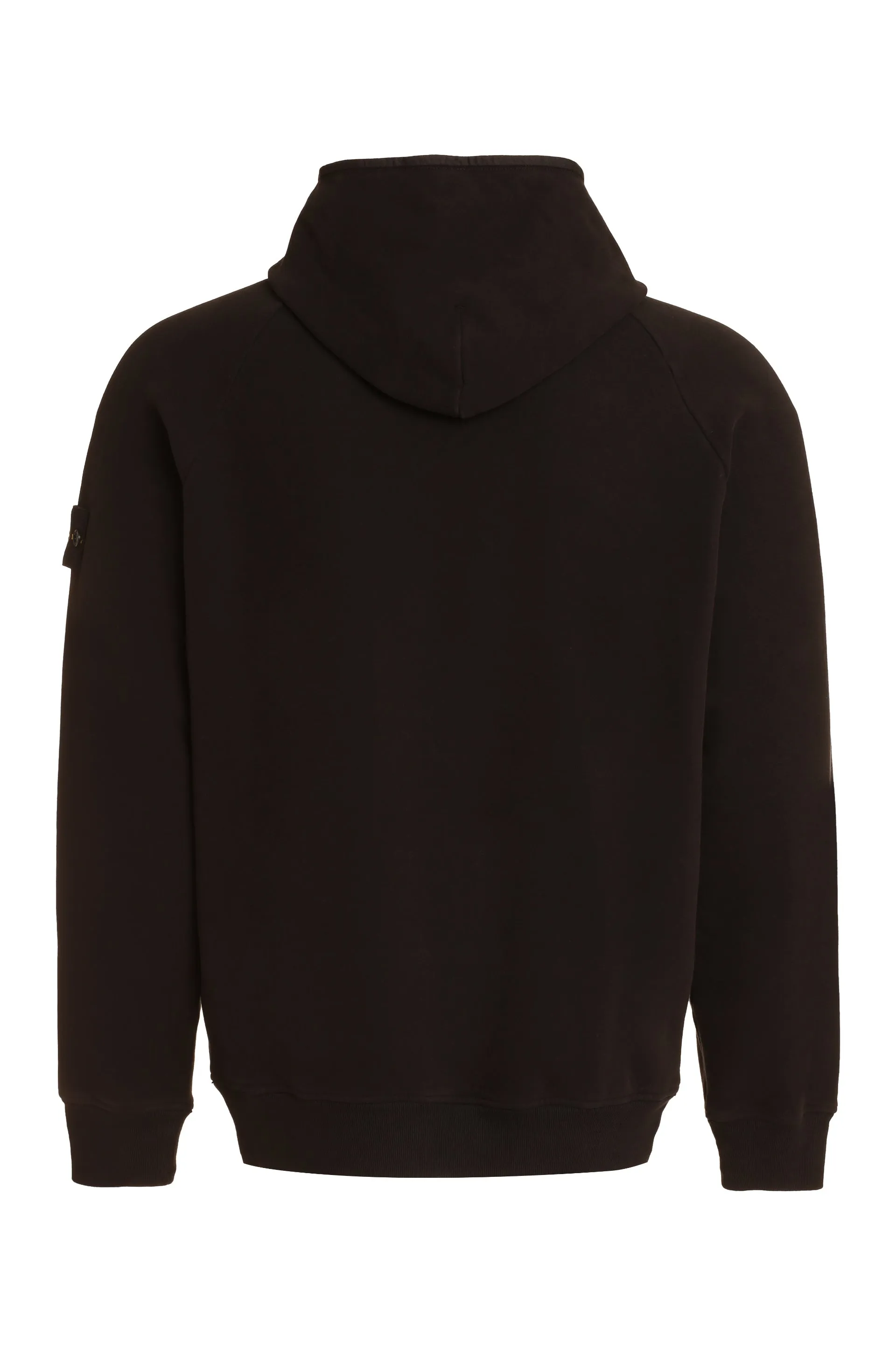 Stone Island Felpa in cotone con cappuccio