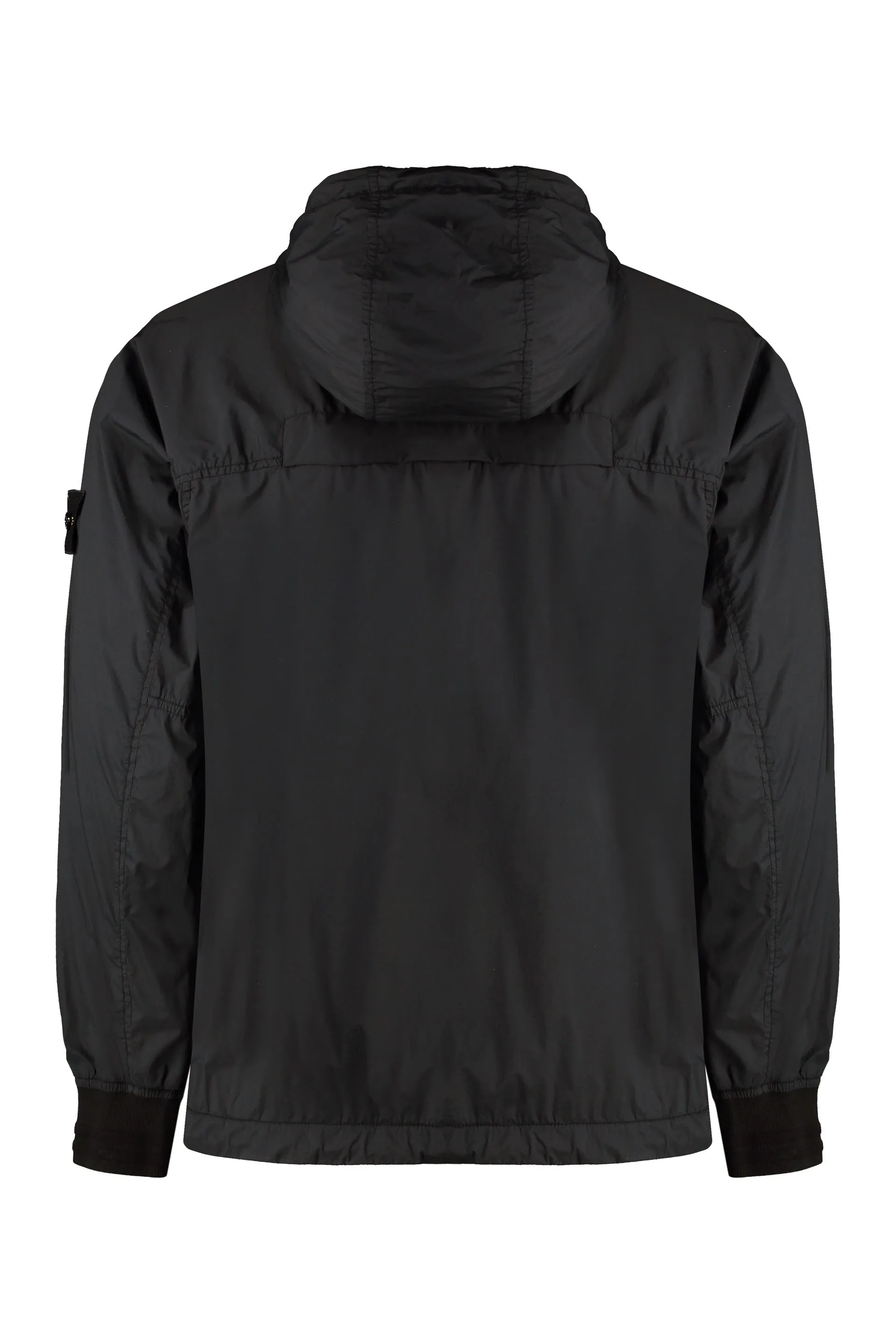 Stone Island Giacca in tessuto tecnico con zip e cappuccio