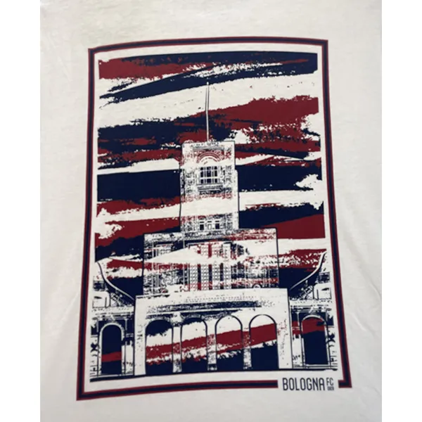 T-shirt Bologna torre maratona bianca (junior)