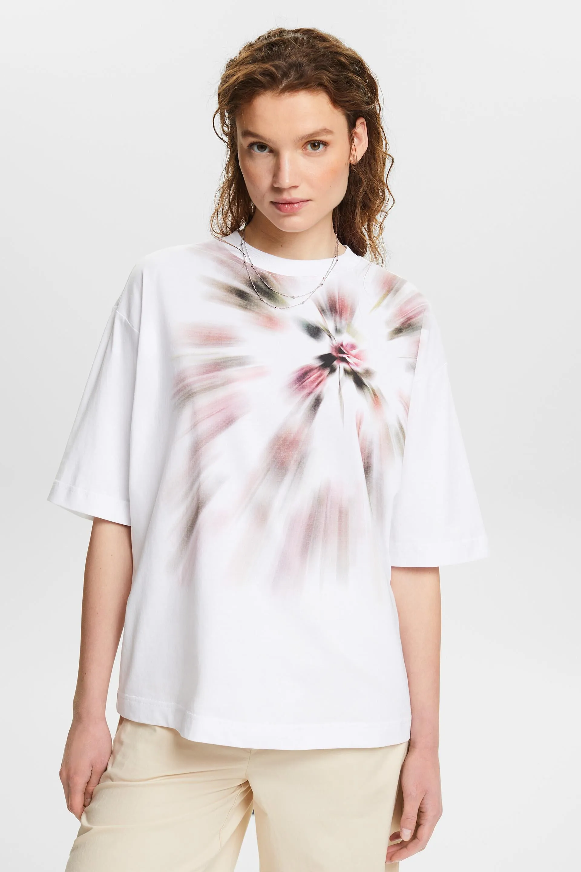 T-shirt oversize con stampa grafica