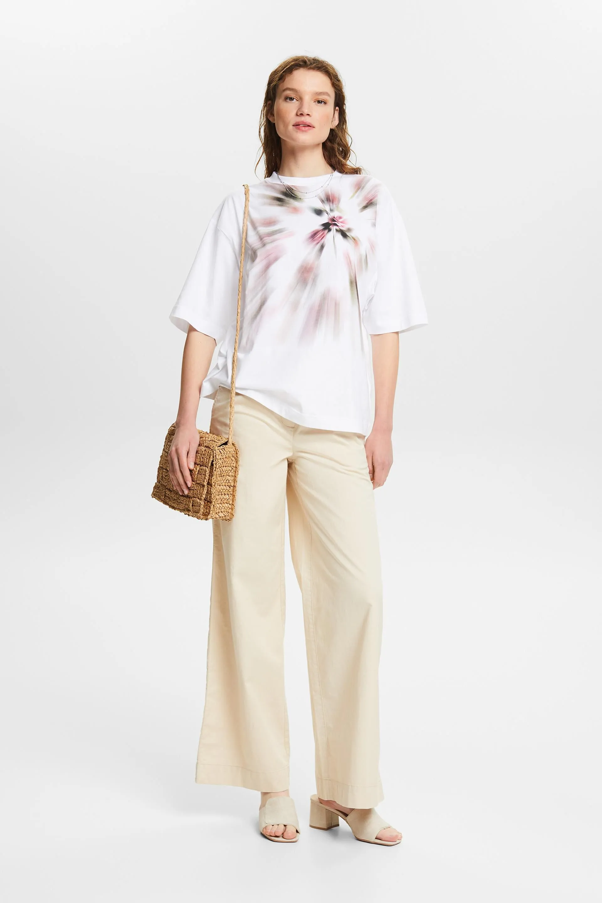 T-shirt oversize con stampa grafica