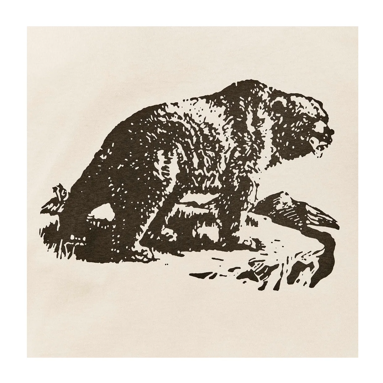 T-shirt Uomo Filson Frontier Graphic Bianco Panna