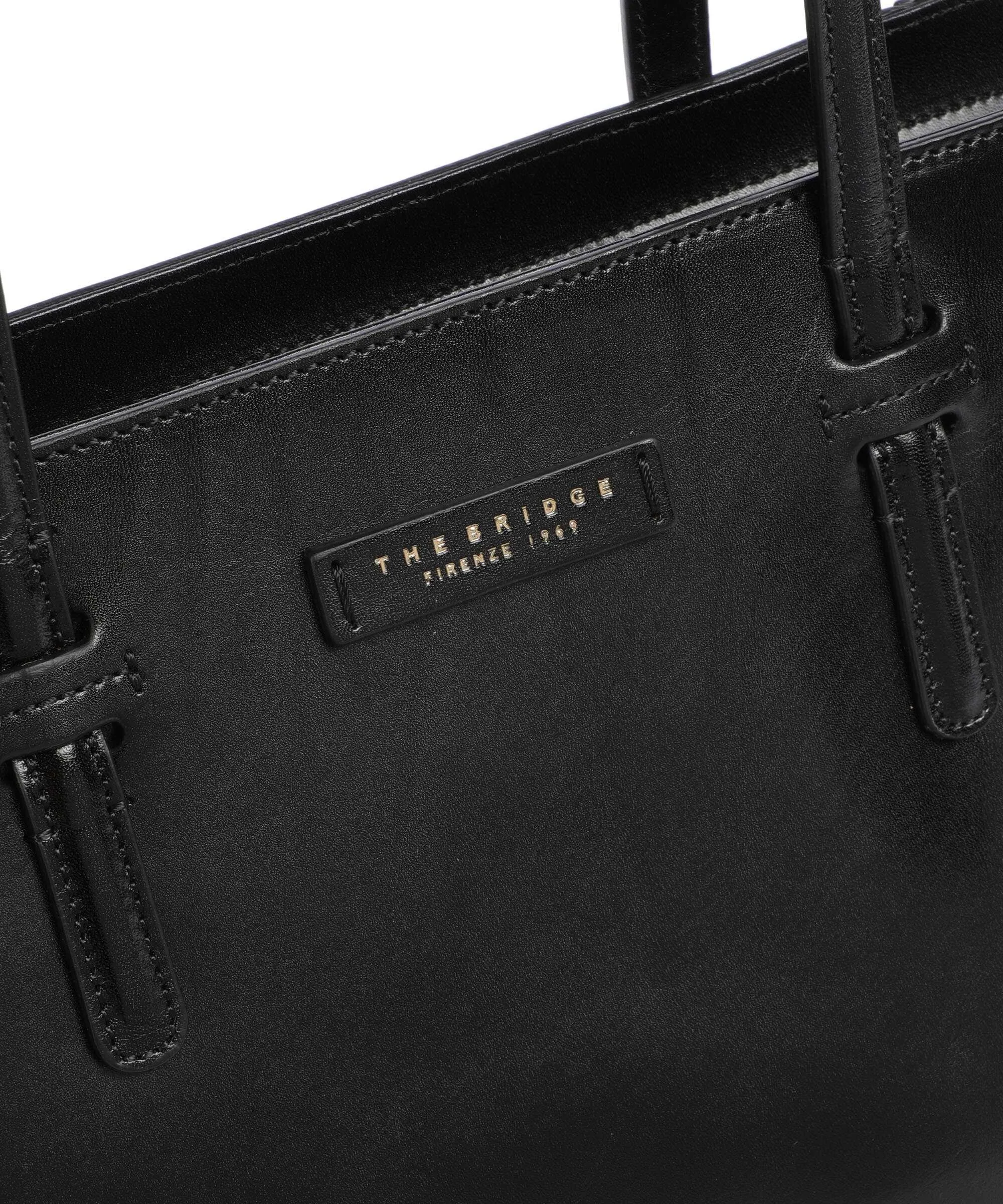  The Bridge Diana Borsa shopper pelle di vacchetta finemente grana nero  