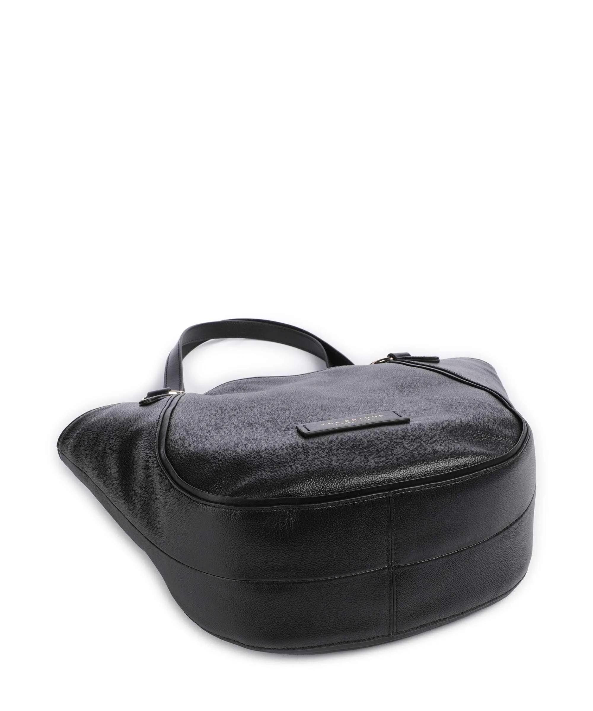  The Bridge Domitilla Borsa shopper pelle di vacchetta grana nero  
