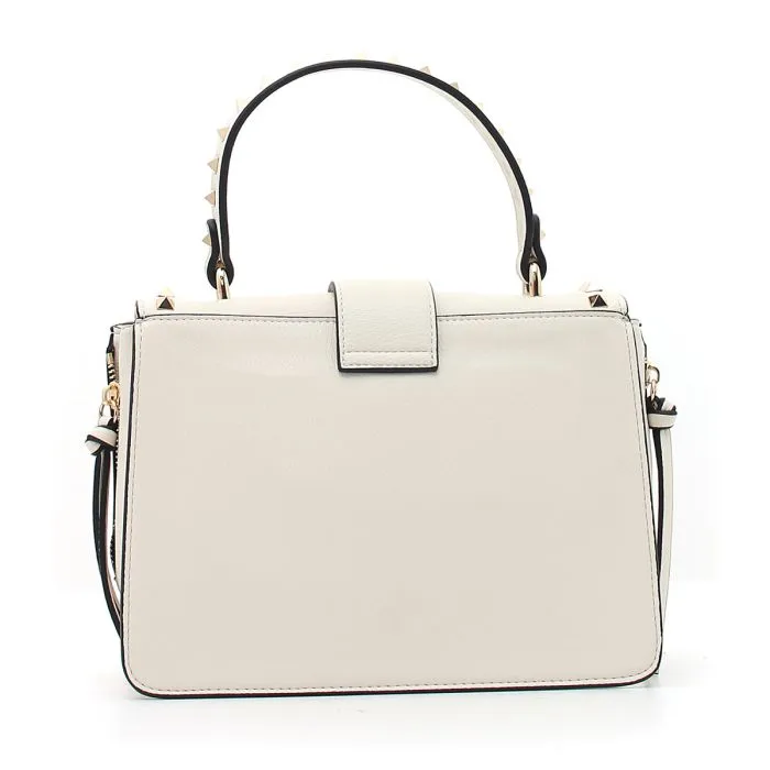 THUNDER MINI SHOPPER BAG SYNT. TUMBLED Bianco