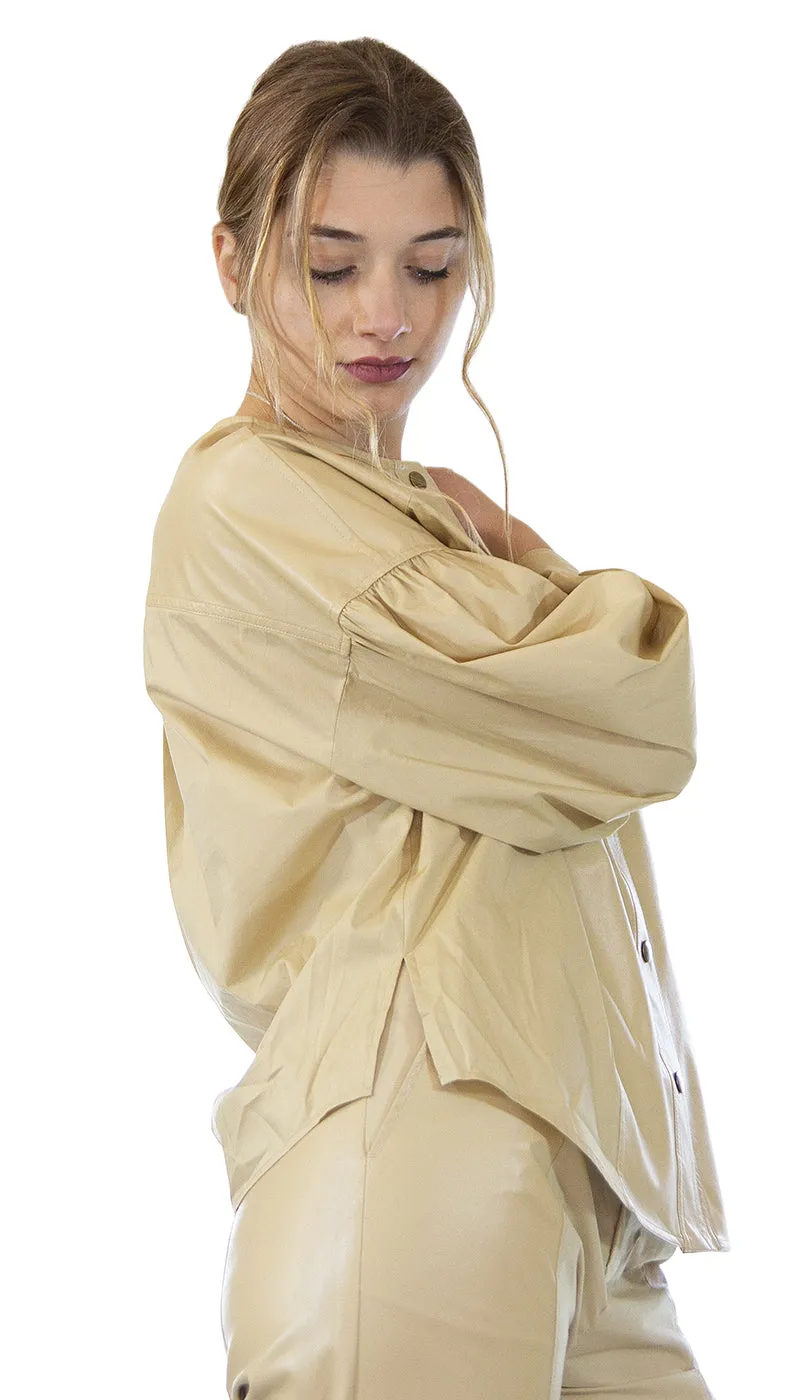 Twinset Milano Camicia in popeline con inserti. 211TT2491