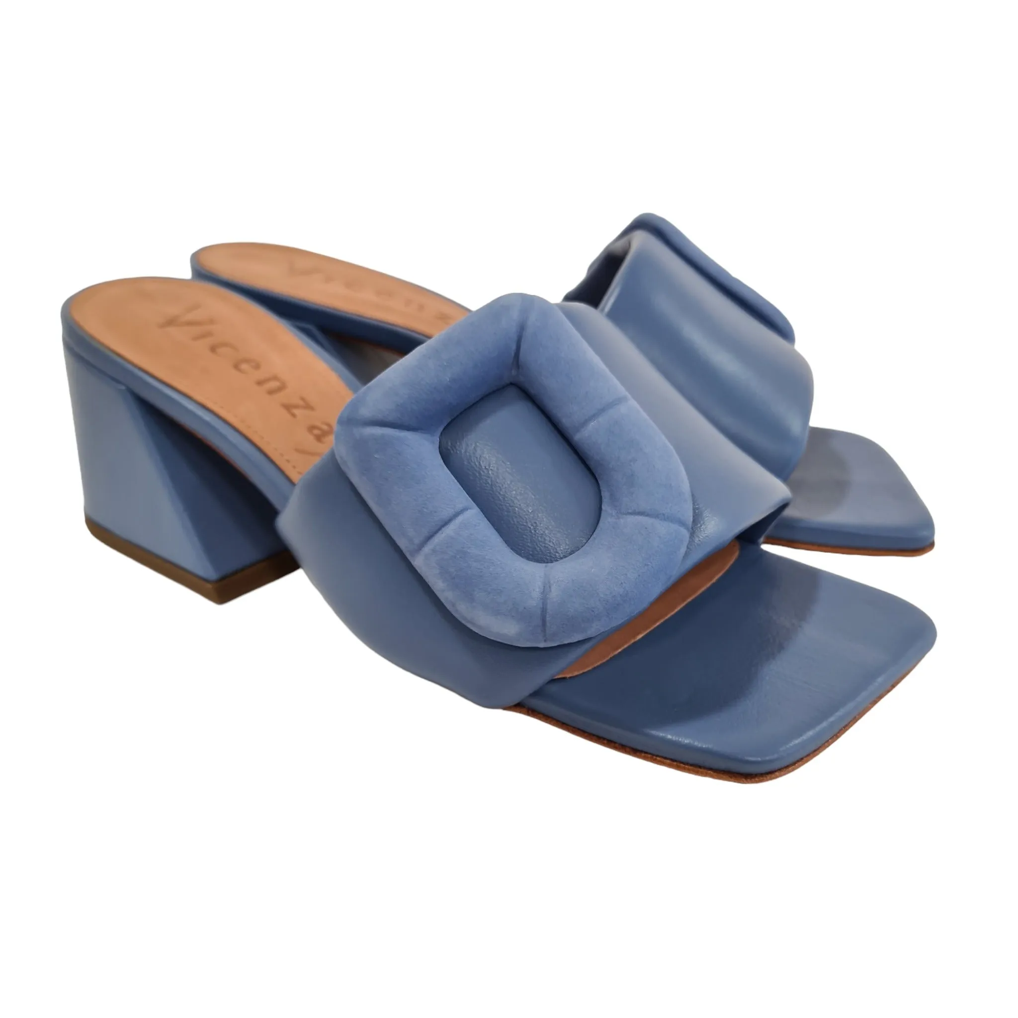 Vicenza Sandalo Sabot Donna Celeste rif.123