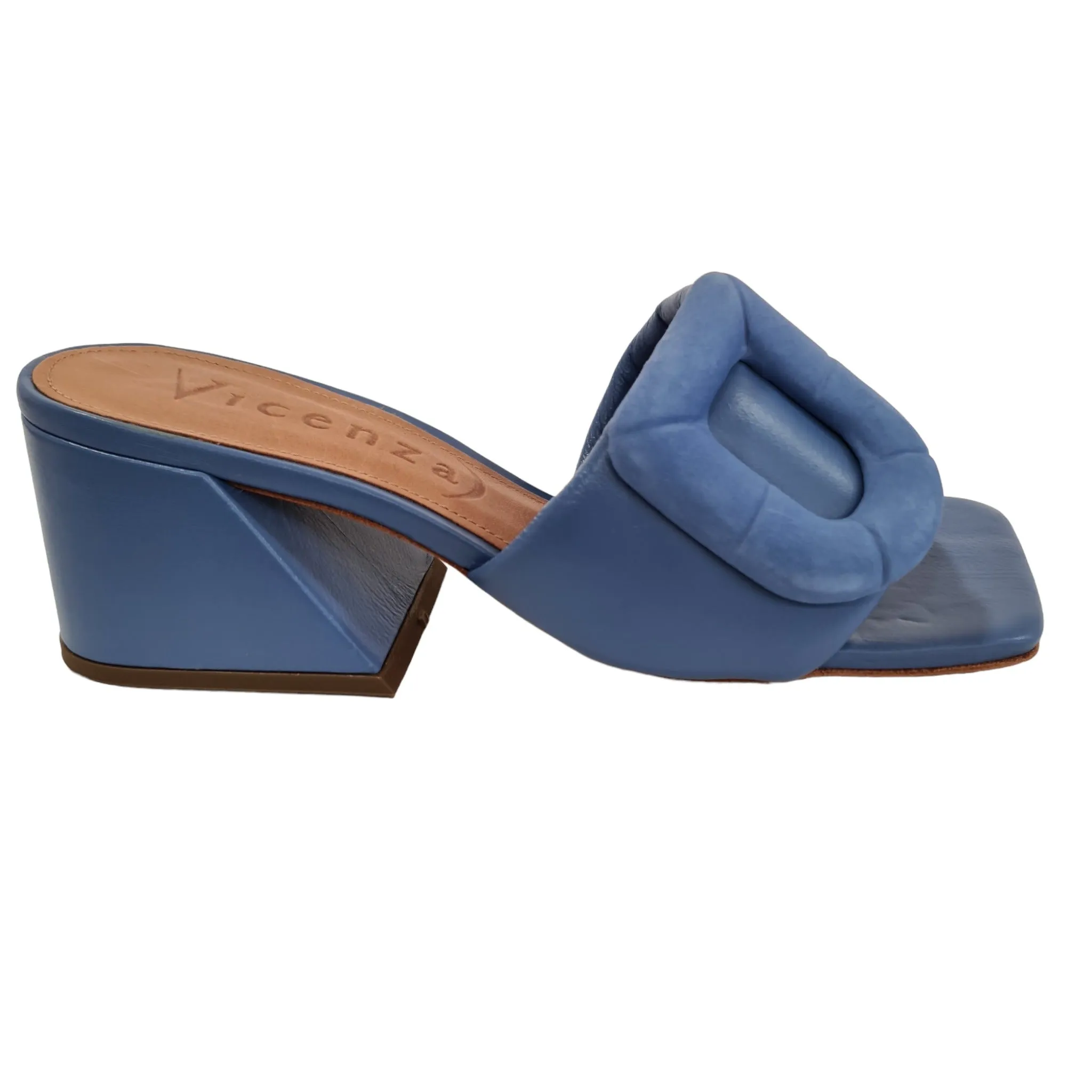 Vicenza Sandalo Sabot Donna Celeste rif.123