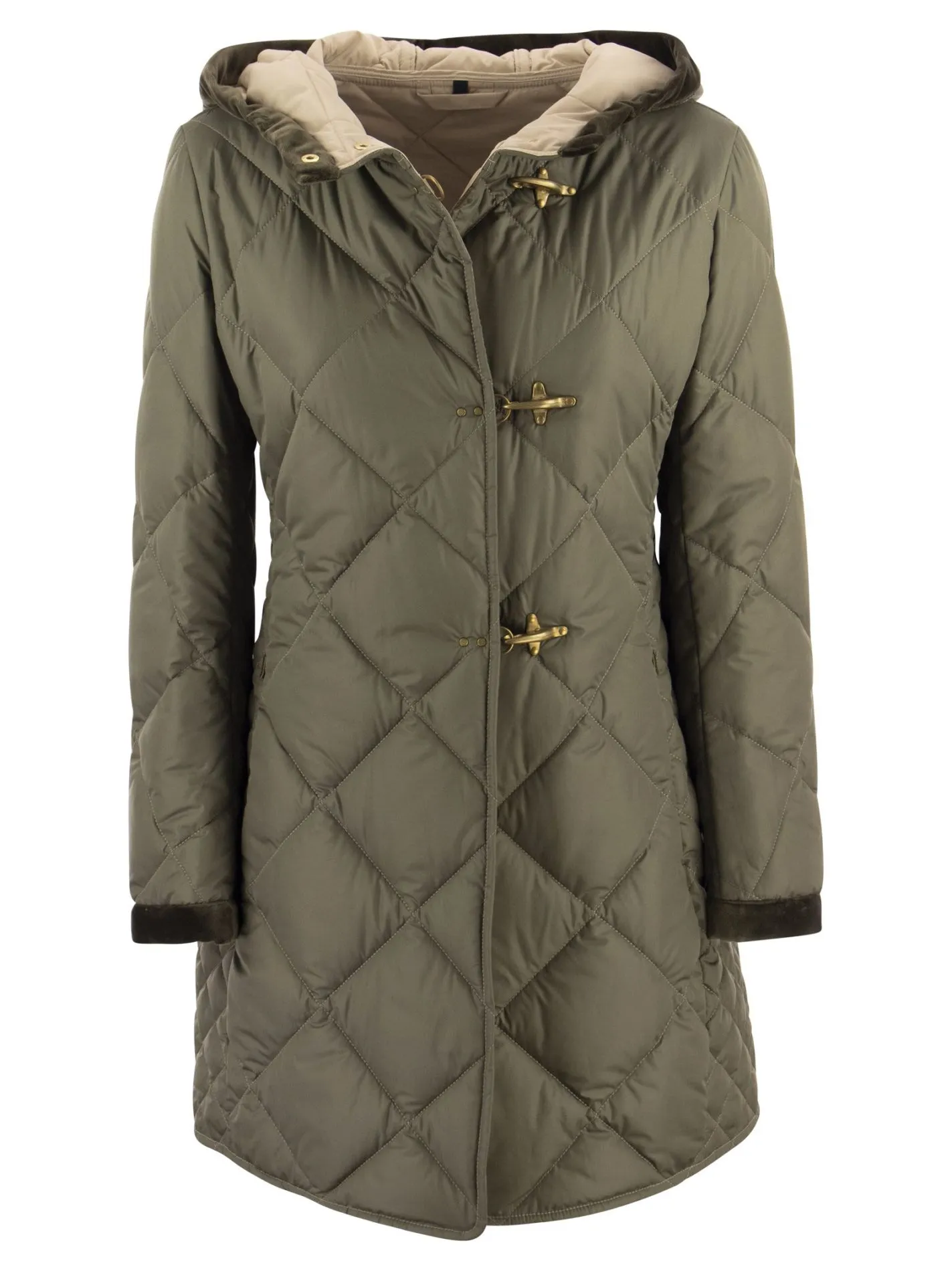 Virginia Coat Trapuntato con Cappuccio