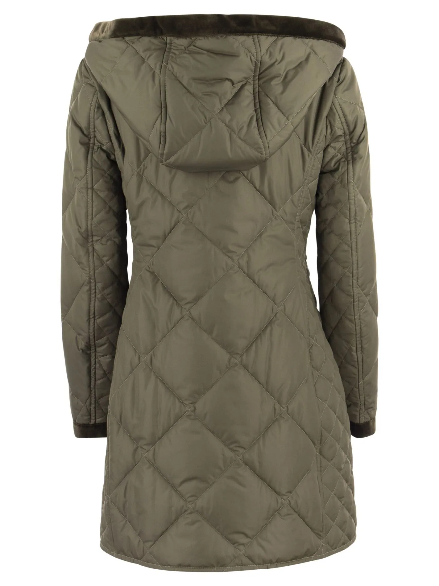 Virginia Coat Trapuntato con Cappuccio