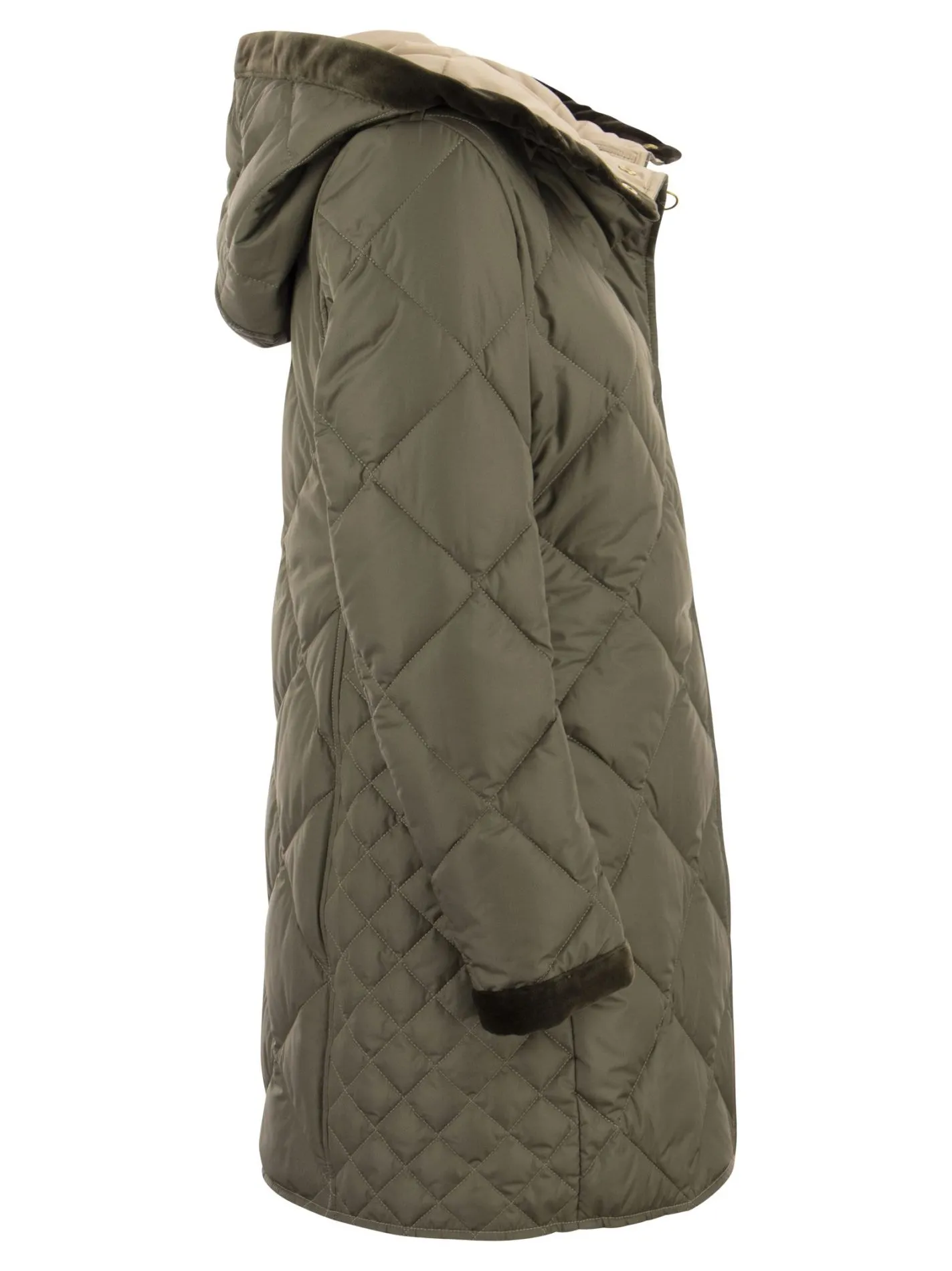 Virginia Coat Trapuntato con Cappuccio